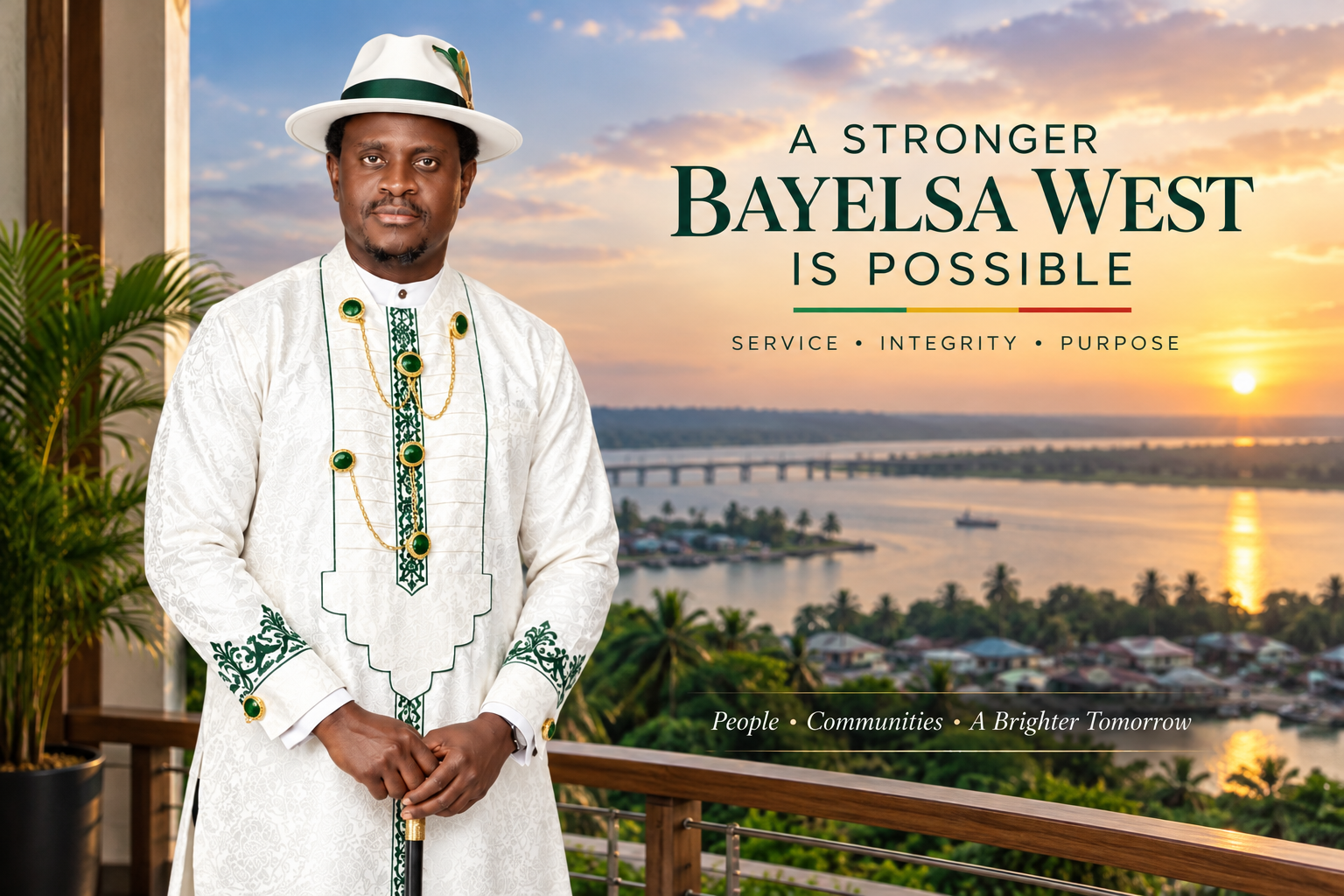 Apostle Dr. Christopher Perelado Ogola presenting a vision for a stronger Bayelsa West